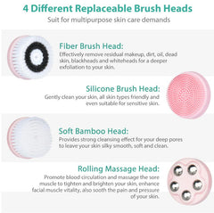 4 In 1 New Rechargeable Facial Cleansing Brush