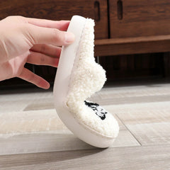 Winter Home Slippers Cute Cotton Slippers