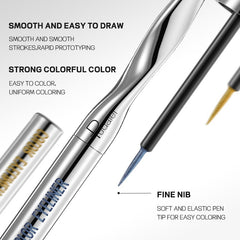 Ultra-fine color liquid eyeliner