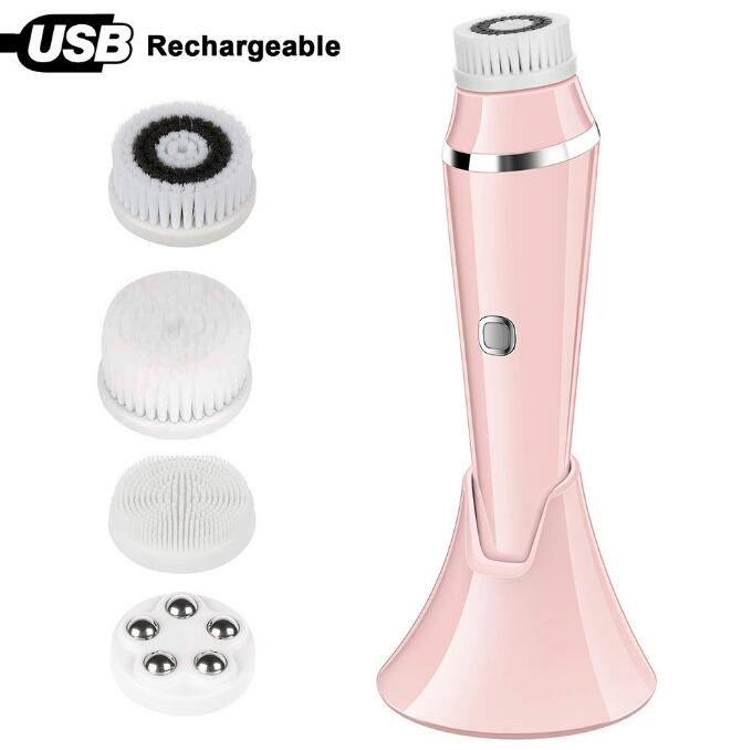 4 In 1 New Rechargeable Facial Cleansing Brush