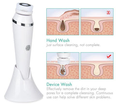 4 In 1 New Rechargeable Facial Cleansing Brush